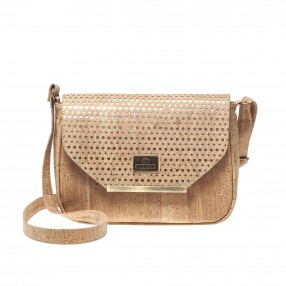 Cork Crossbody Flap Bag