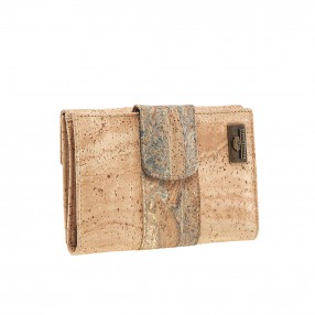 Cork Striped Purse for Women