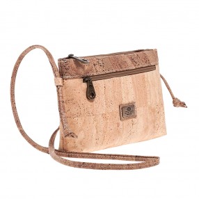 Cork Crossbody Bag with Front Zipped Pocket