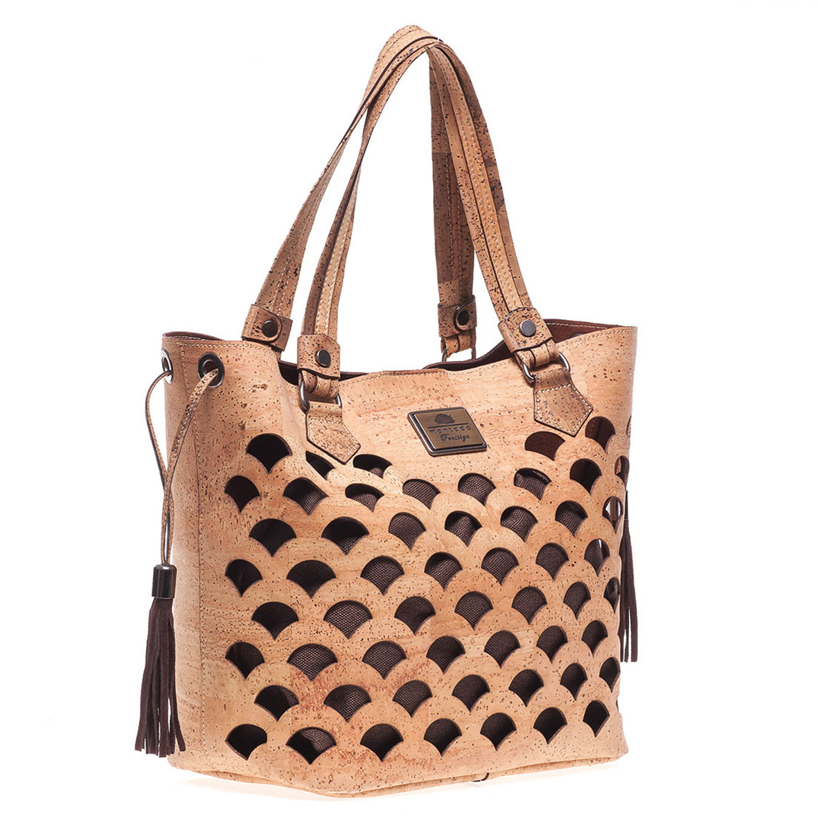 Natural Cork Molten Gold Vegan Tote Sling Bag | THE CORK COLLECTION – The  Cork Collection