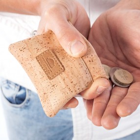 Spring Top Snap Cork Coin Purse