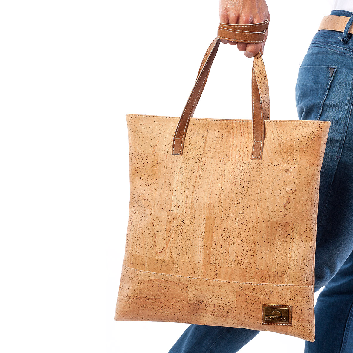 Type A (Mostly) Cork Bag - Slate Cork with Cotton Canvas Front Accent –  Stitch Works Sewing Studio