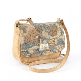 Small Vegan Mounted Crossbody Bag for natural Raíz Lady