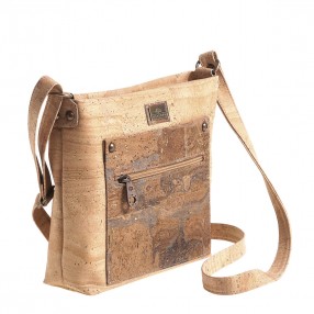 Montado Vegan crossbody bag for women Natural Mapamontado